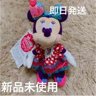 ディズニー(Disney)の【新品未使用】パルパルーザ　ディズニー　2024 ぬいぐるみバッチ　ミニー(キャラクターグッズ)