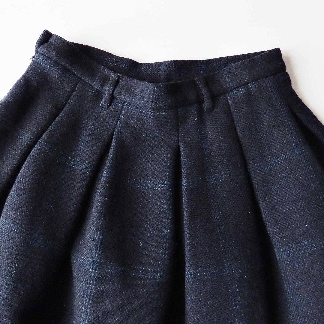 45rpm(フォーティーファイブアールピーエム)の美品 45R UNWASHEDメルトンスカート 3 フォックスブラザーズ生地 レディースのスカート(ひざ丈スカート)の商品写真