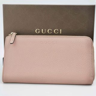 グッチ(Gucci)の【美品】GUCCI  長財布　L字ファスナー　ピンク　332747(財布)