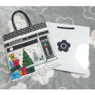 マリークワント(MARY QUANT)のマリークワント　ショップ紙袋　2枚セット　クリスマス(ショップ袋)