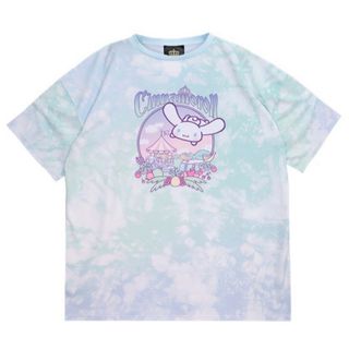 リッスンフレーバー(LISTEN FLAVOR)のシナモロール　タイダイ風ワンピ丈トップス(Tシャツ(半袖/袖なし))