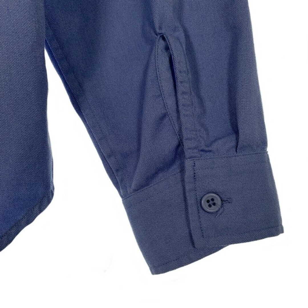 SUPREME シュプリーム 16AW Leopard Collar Work Shirt レオパードカラー ワークシャツ ブルー Size S メンズのトップス(シャツ)の商品写真