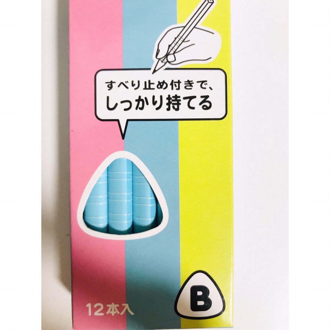 サクラクレパス(サクラクレパス)の３箱　サクラクレパス　三角軸　B かきかたえんぴつ　ブルー　② エンタメ/ホビーのアート用品(鉛筆)の商品写真