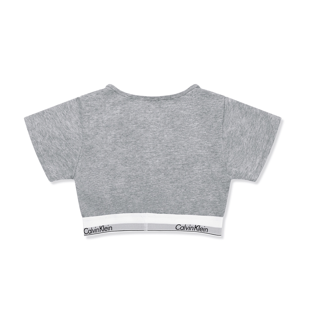 ck Calvin Klein(シーケーカルバンクライン)のMODERN COTTON LINE EXT 半袖Tシャツブラレット　グレー　S メンズのトップス(Tシャツ/カットソー(半袖/袖なし))の商品写真