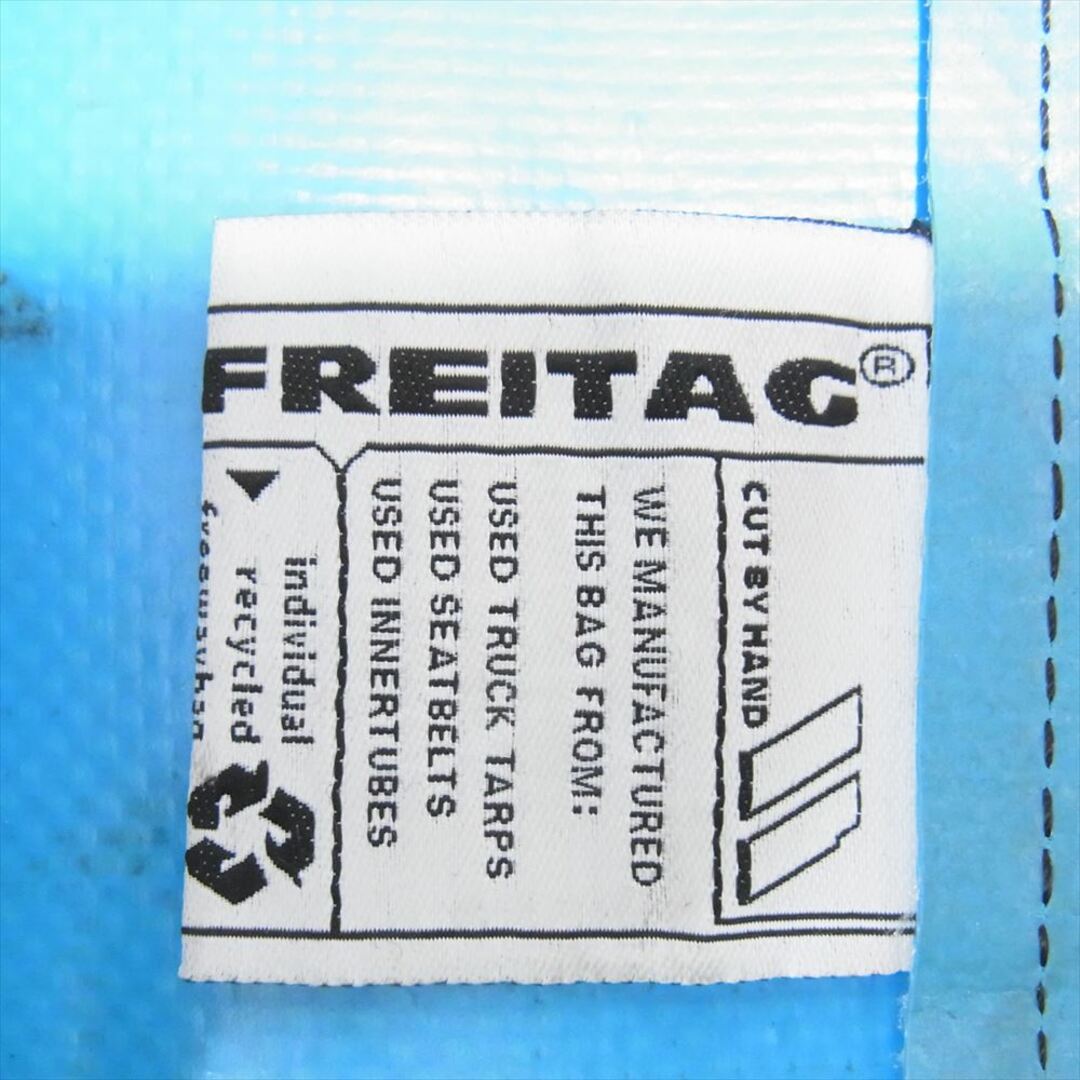 FREITAG(フライターグ)のFREITAG フライターグ F132 FURY バッグパック リュック ライトブルー系【中古】 メンズのバッグ(バッグパック/リュック)の商品写真