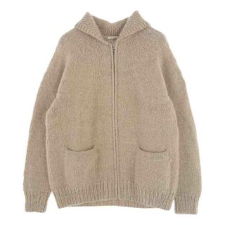 コモリ(COMOLI)のCOMOLI コモリ ニット 22AW W03-06008 ハンドスパン カシミヤ カウチンニット ベージュ系【中古】(ニット/セーター)