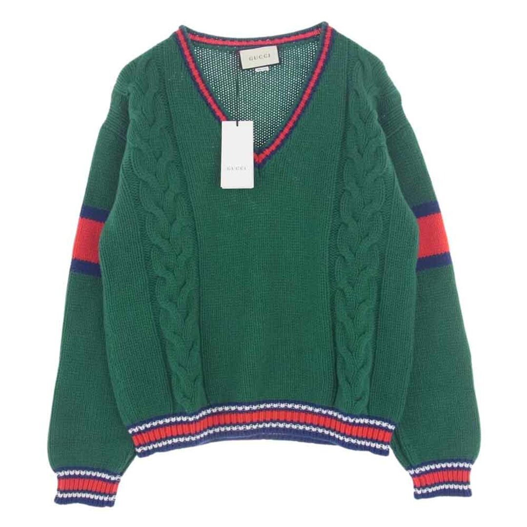 Gucci - GUCCI グッチ ニット 20SS 599310 XKA32 WOOL V NECK KNIT