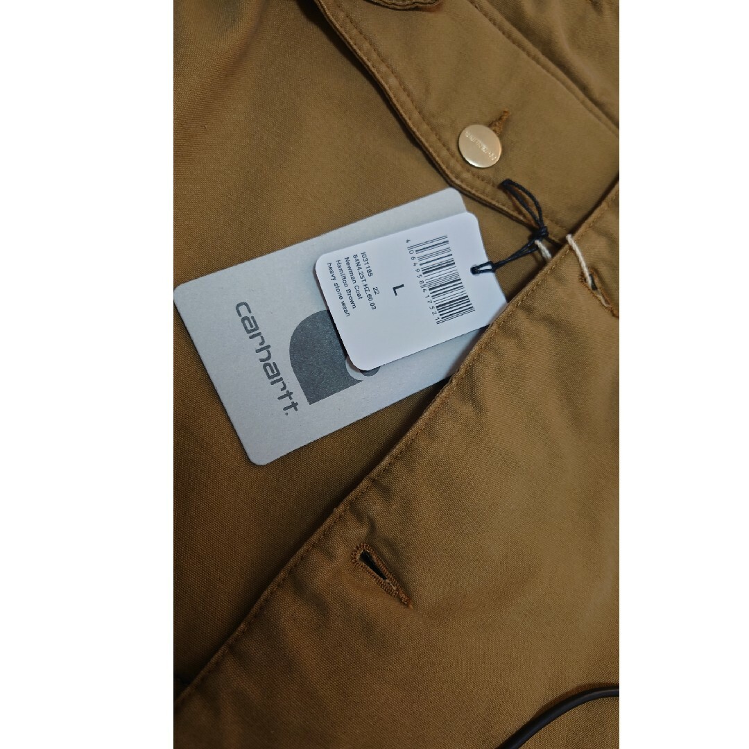 carhartt(カーハート)の【新品未使用】Carhartt wip☆newman coat☆Ｌサイズ メンズのジャケット/アウター(カバーオール)の商品写真