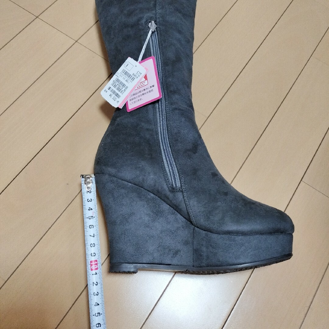 値下げ★ニーハイブーツ☆Ｍサイズ レディースの靴/シューズ(ブーツ)の商品写真