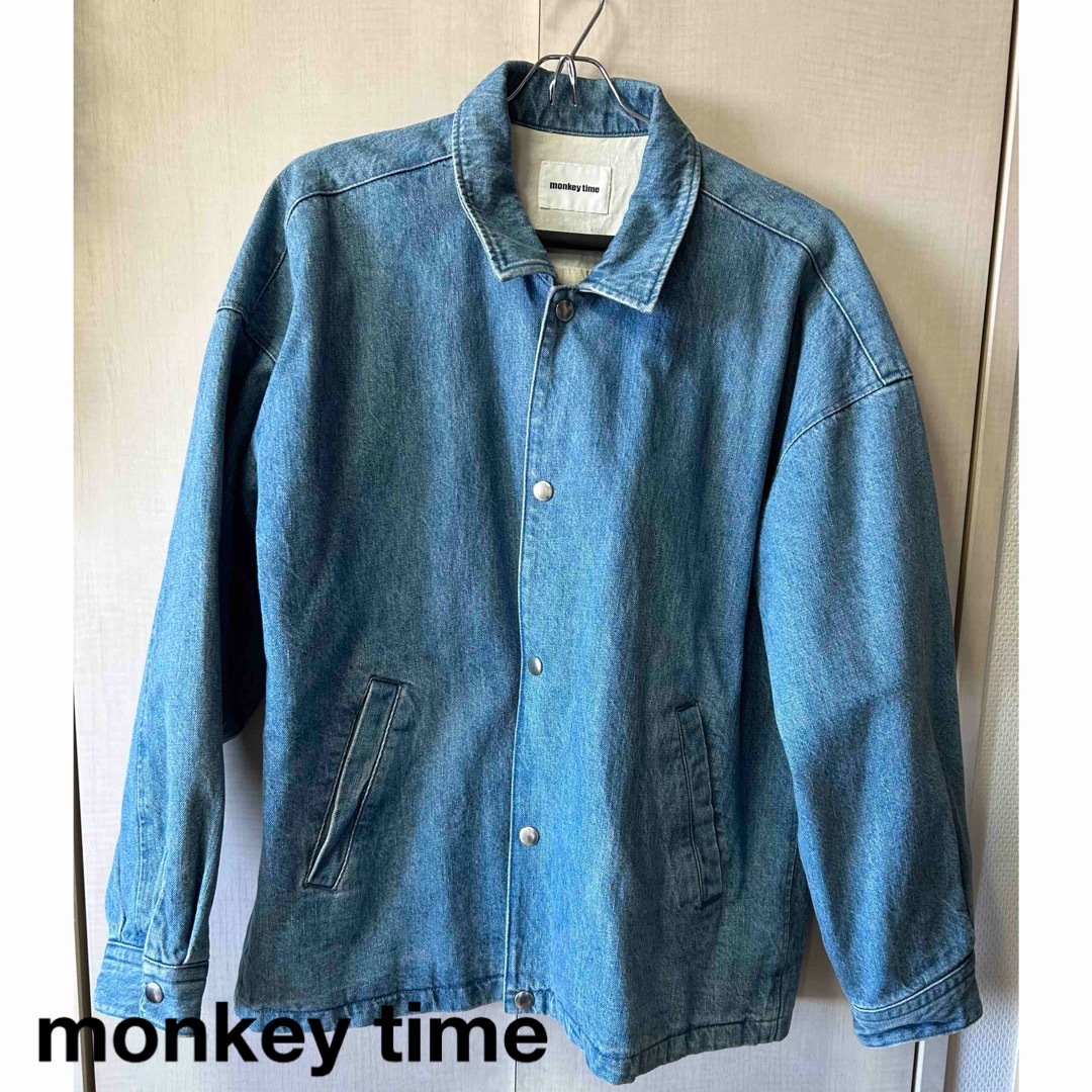 MONKEY TIME（UNITED ARROWS）(モンキータイム)のmonkey time/モンキータイム　デニムジャケット メンズのジャケット/アウター(Gジャン/デニムジャケット)の商品写真