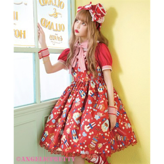 アンジェリックプリティー(Angelic Pretty)のHappy Park Carnivalジャンパースカート(ひざ丈ワンピース)