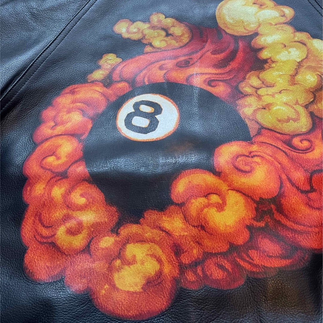 Supreme(シュプリーム)のsupreme 8ball leather varsity jacket メンズのジャケット/アウター(レザージャケット)の商品写真