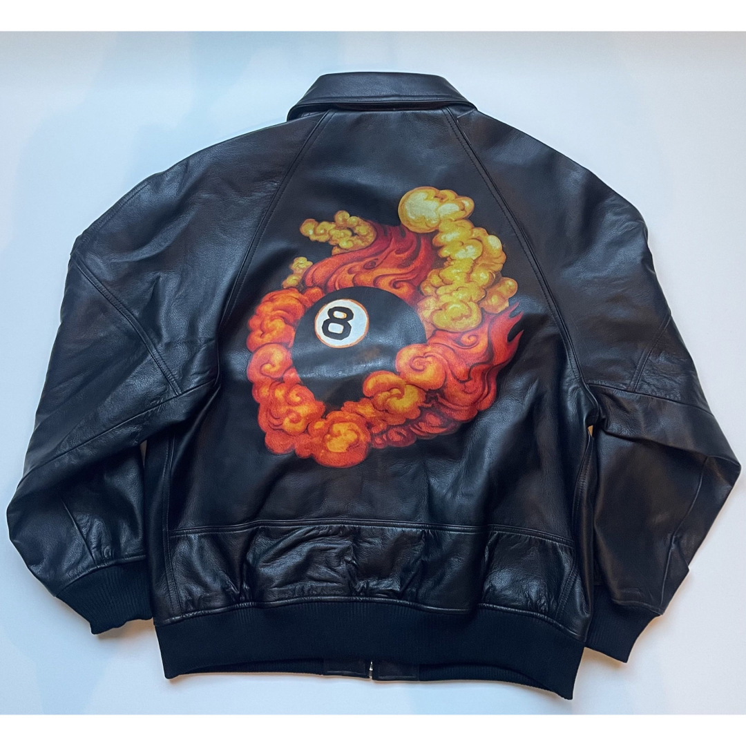 Supreme(シュプリーム)のsupreme 8ball leather varsity jacket メンズのジャケット/アウター(レザージャケット)の商品写真