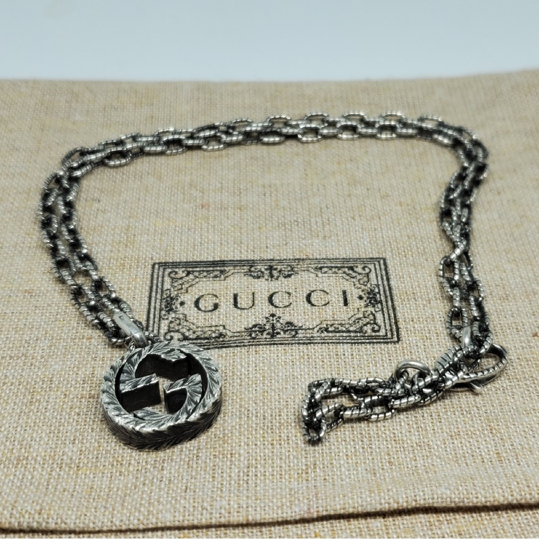 Gucci(グッチ)の【現行未使用品】GUCCI インターロッキングG ラージ ネックレス メンズのアクセサリー(ネックレス)の商品写真