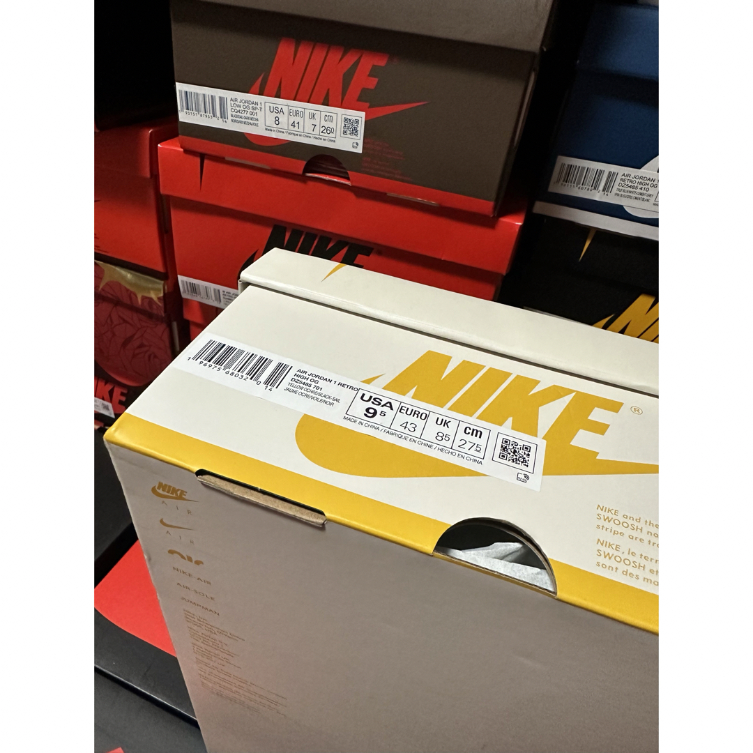 NIKE(ナイキ)のAir Jordan 1 Retro High OG Yellow Ochre メンズの靴/シューズ(スニーカー)の商品写真