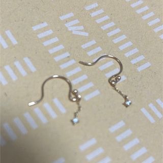 エテ(ete)のエテ　k18 ダイヤモンド　フック　ピアス(ピアス)