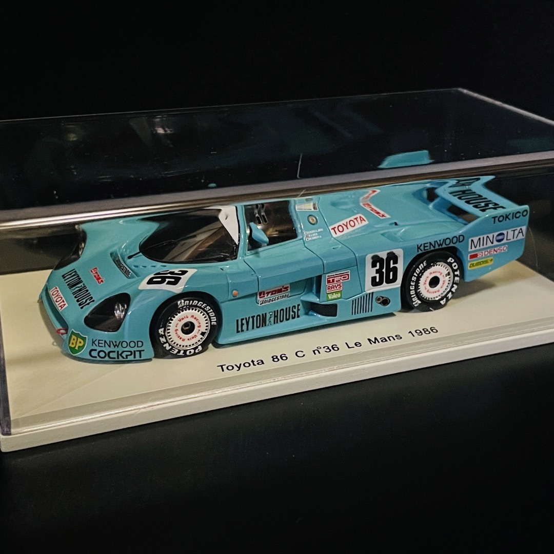 トヨタ - 1/43 Spark トムス 86C-L トヨタ 1986 Le Mansの通販 トヨタ - 1/43 Spark トムス 86C-L トヨタ 1986 Le Mansの通販
