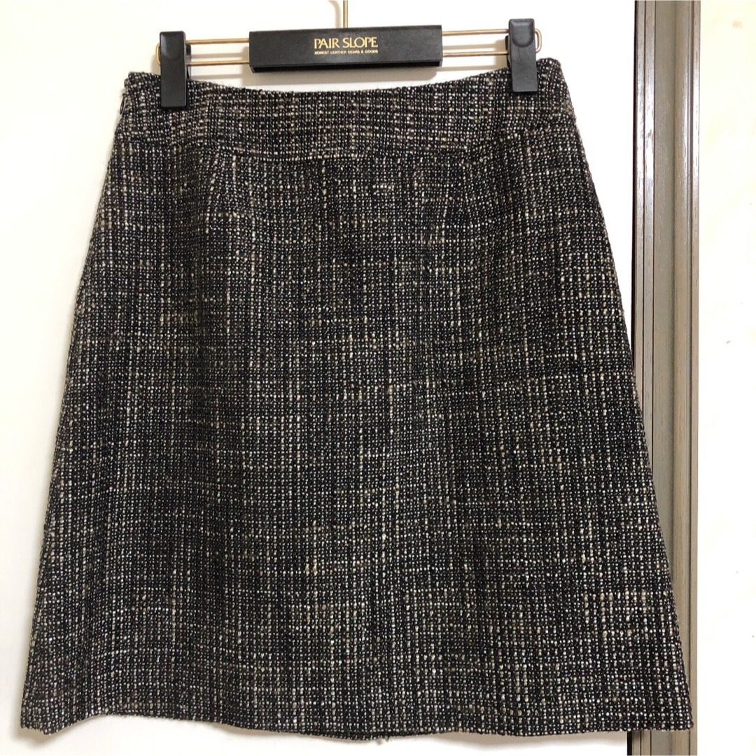 冬物❄️前ボタンツイードスカート レディースのスカート(ひざ丈スカート)の商品写真