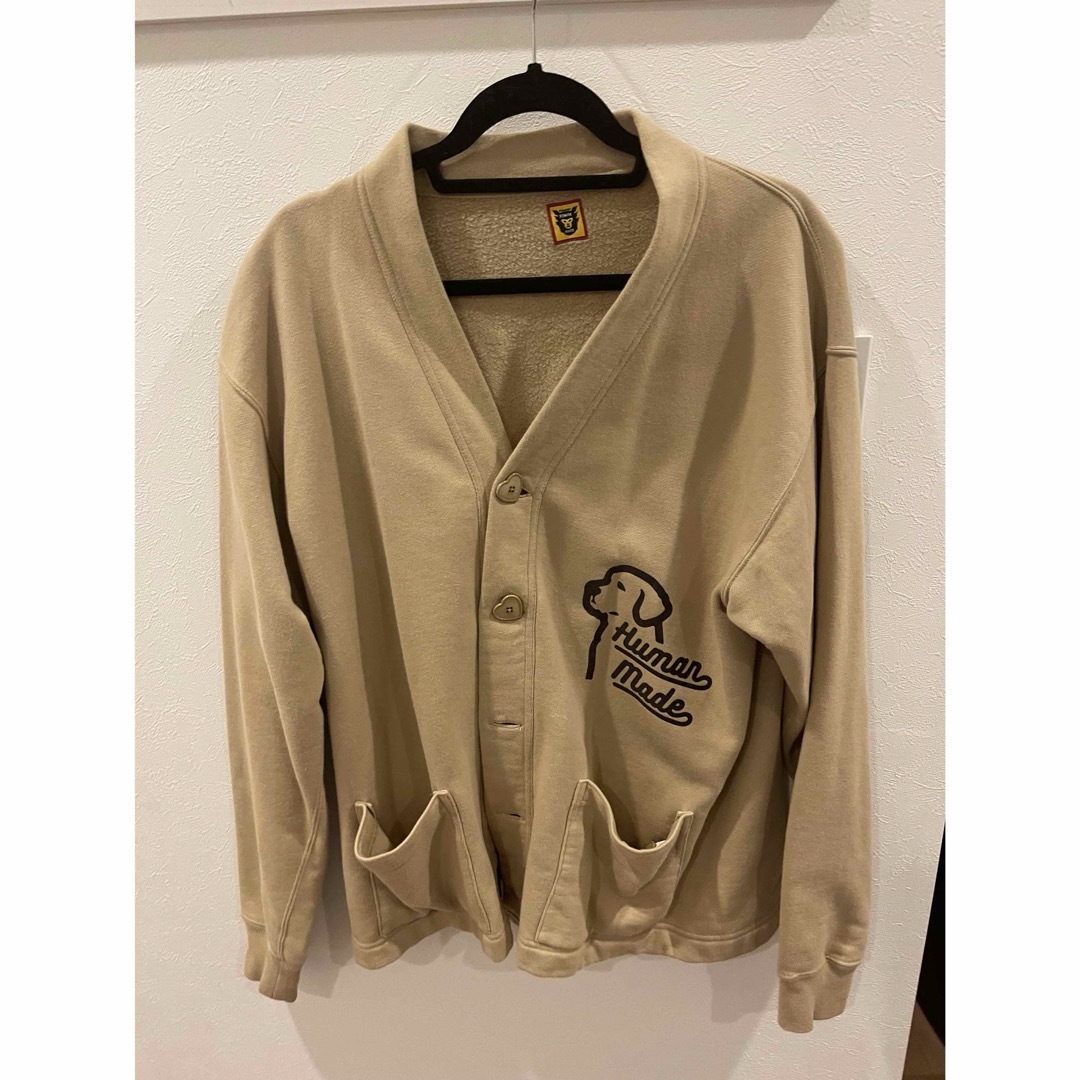 メンズHUMAN MADE SWEATSHIRT CARDIGAN "Beige"