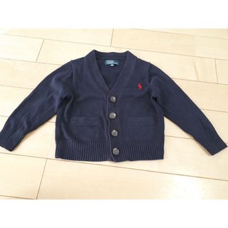 ポロラルフローレン(POLO RALPH LAUREN)のポロ ラルフローレン　カーディガン　ネイビー　100㎝(カーディガン)