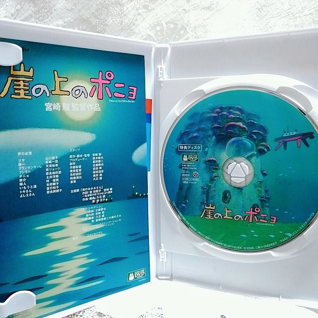 スタジオジブリ8作品 DVD 特典ディスク（本編+絵コンテ収録）+純正