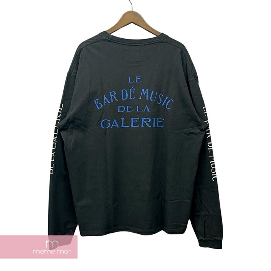 Tシャツ/カットソー(半袖/袖なし)GALLERY DEPT. 2023SS Le Bar Shop L/S Tee ギャラリーデプト リバーショップロングスリーブTシャツ 長袖カットソー ロンT ポケT 袖プリント ブラック サイズXL 【240107】【-A】【me04】