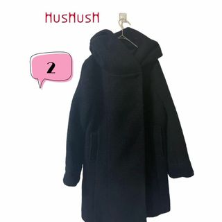 ハッシュアッシュ(HusHush)のHusHusH MAC&CO.s.r.l フーデッドスライバーコート 2(その他)