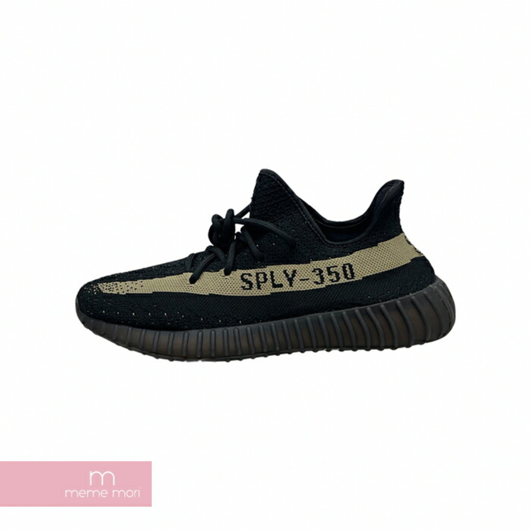 メンズadidas 2016AW YEEZY BOOST 350 V2 Core Black Green BY9611 アディダス イージーブースト350 コアブラックグリーン ローカットスニーカー ブラック サイズUS9.5(27.5cm) 【240107】【新古品】【me04】