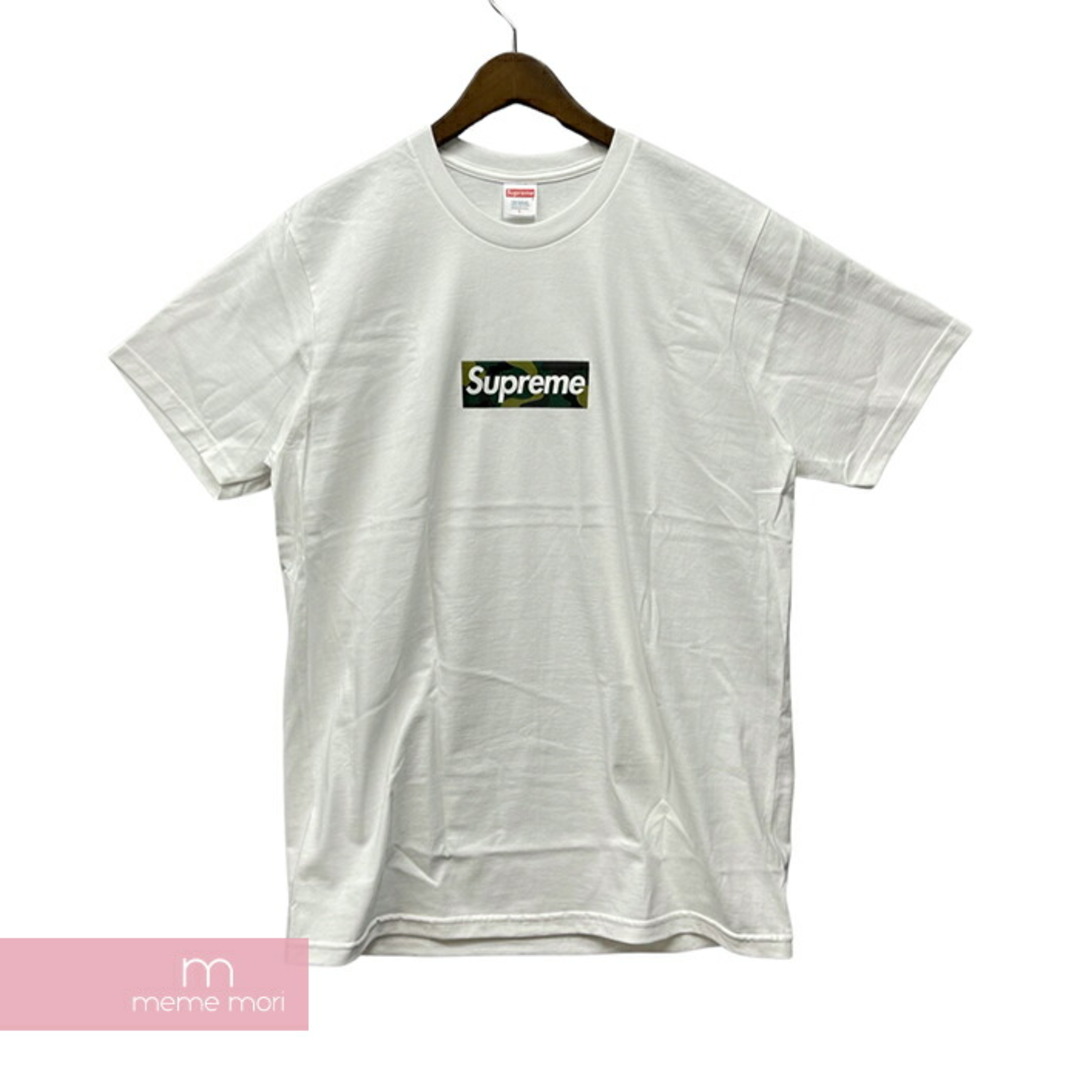 Supreme 2023AW Box Logo Tee White シュプリーム ボックスロゴTシャツ ホワイト 半袖カットソー 迷彩 Camo Box ホワイト サイズM 【240108】【新古品】【me04】Tシャツ/カットソー(半袖/袖なし)