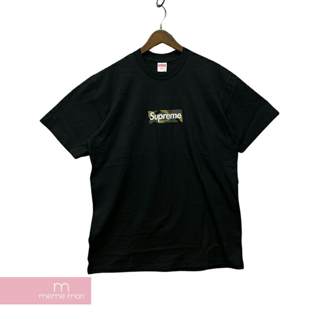 supreme box logo tee black L camo box