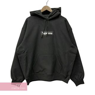 シュプリーム(Supreme)のSupreme 2023AW Box Logo Hooded Sweatshirt Black シュプリーム ボックスロゴフーデッドスウェットシャツ プルオーバーパーカー フード刺繍 ブラック サイズXL 【240108】【新古品】【me04】(パーカー)