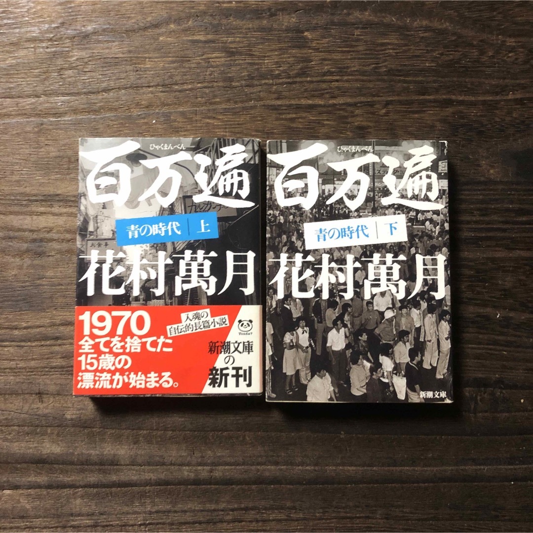初版 百万遍 青の時代/花村萬月☆文学 精神 心理 少年 アウトロー 裏社会 エンタメ/ホビーの本(文学/小説)の商品写真