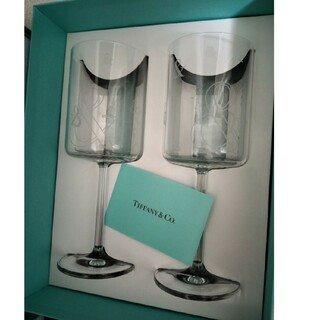 ティファニー(Tiffany & Co.)のTIFFANY&Co. ティファニー アンパサンド ペアグラス ワイングラス(グラス/カップ)