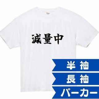 減量中　面白いtシャツ　ふざけtシャツ　おもしろtシャツ　メンズ(Tシャツ/カットソー(半袖/袖なし))