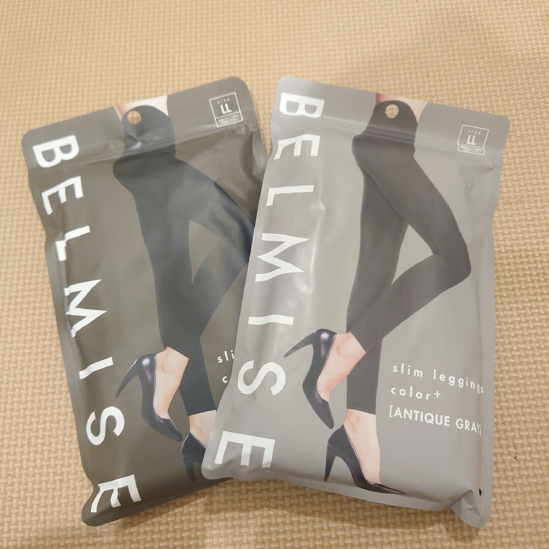 BELMISE(ベルミス)のBELMISE ベルミス　スリムレギンス LLサイズ レディースのレッグウェア(レギンス/スパッツ)の商品写真