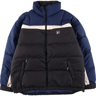 フィラ(FILA)の古着 フィラ FILA ダウンジャケット  メンズL /eaa408948(ダウンジャケット)