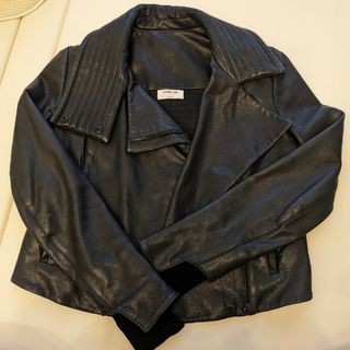 HELMUT LANG(ヘルムートラング)ラムレザーライダースジャケット