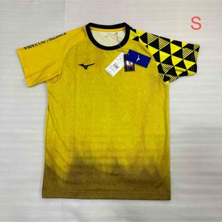 ミズノ(MIZUNO)のミズノ　鬼滅の刃コラボレーションTシャツ　テニス　バドミントン　我妻善逸　S(ウェア)