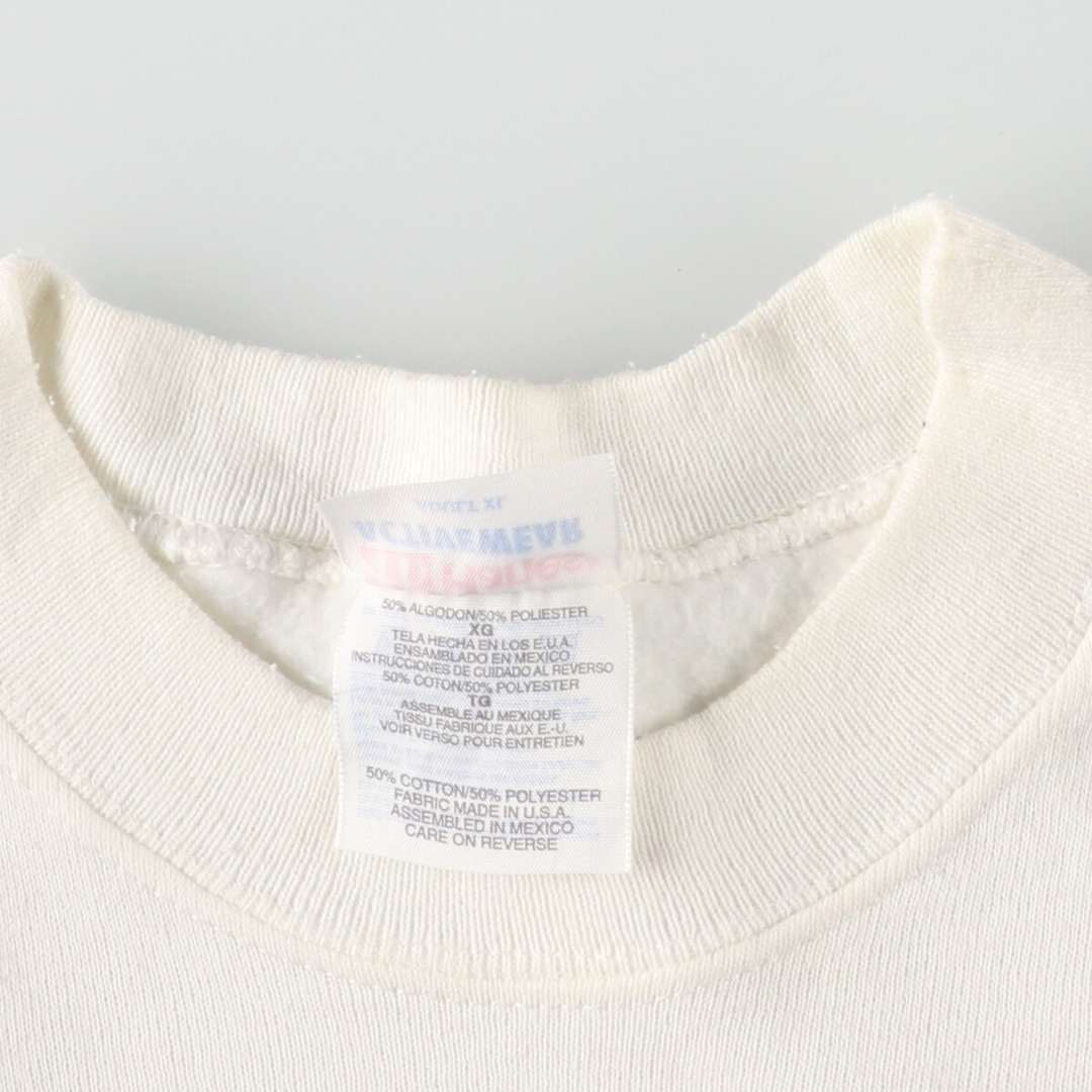 Hanes(ヘインズ)の古着 90年代 ヘインズ Hanes スウェットシャツ トレーナー メンズXL ヴィンテージ /eaa408909 メンズのトップス(スウェット)の商品写真