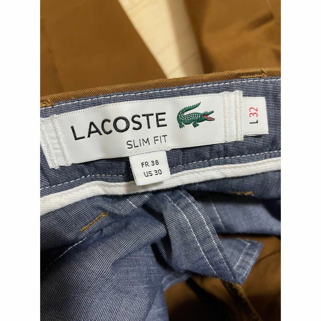 LACOSTE(ラコステ)のLACOSTE ラコステ　定番スリムフィットチノパンツ　US30 メンズのパンツ(チノパン)の商品写真