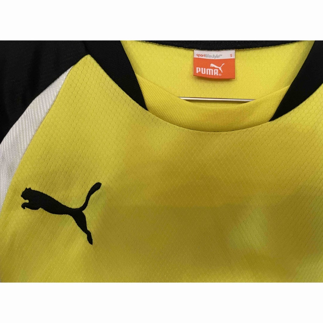 PUMA(プーマ)のプーマ　長袖Tシャツ　イエロー スポーツ/アウトドアのサッカー/フットサル(ウェア)の商品写真