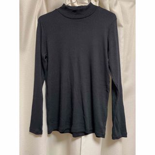 ユニクロ(UNIQLO)のUNIQLO／リブハイネックT(Tシャツ(長袖/七分))