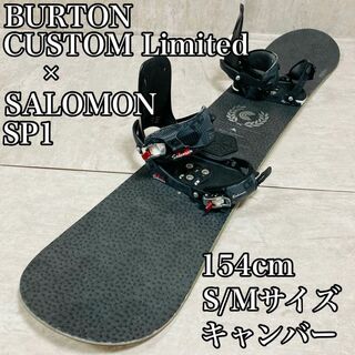 バートン(BURTON)のBURTON SALOMON スノーボード 154㎝ S/M 2点セット(ボード)