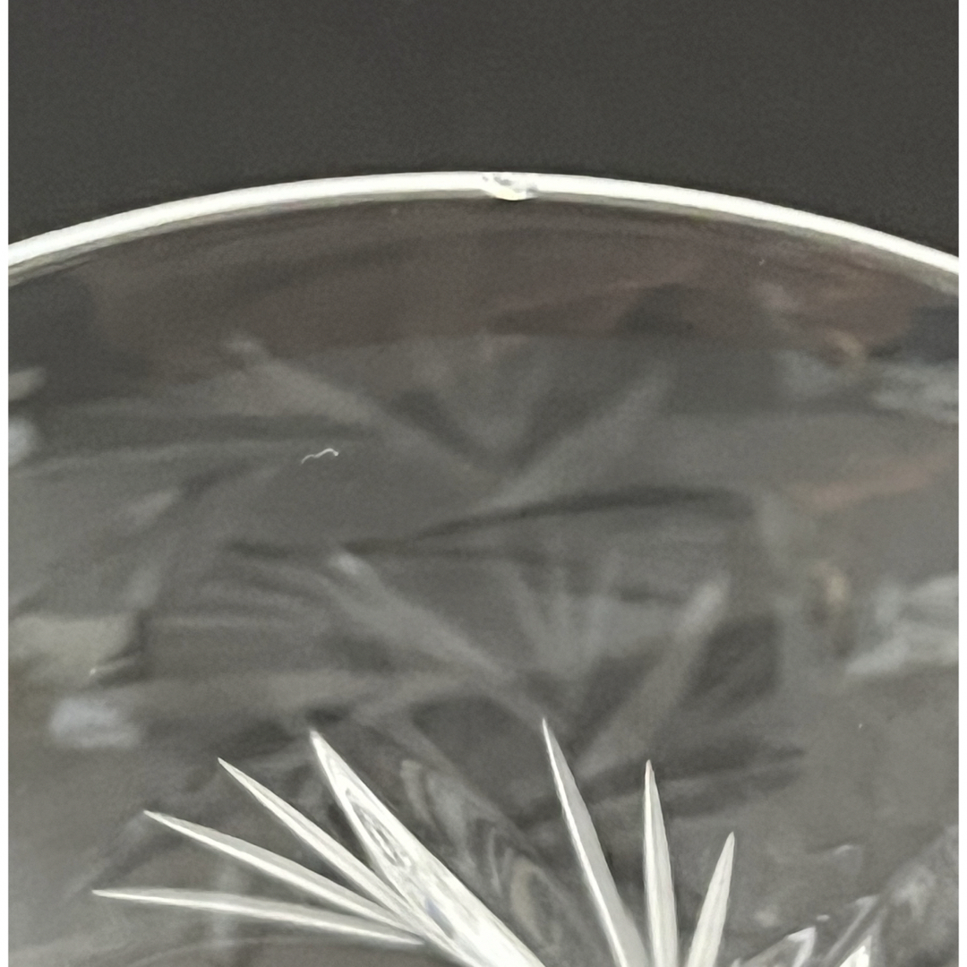 BOHEMIA Cristal(ボヘミア クリスタル)の訳あり[未使用] ボヘミア　クリスタル　ペア　グラス　24%pbo インテリア/住まい/日用品のキッチン/食器(グラス/カップ)の商品写真