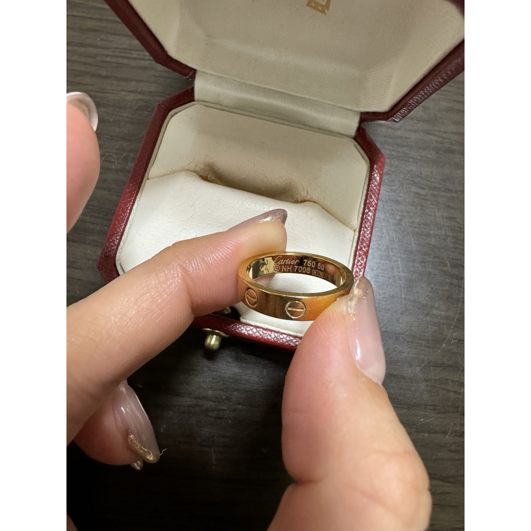 アクセサリーCartier カルティエ　ラブリング　ピンクゴールド