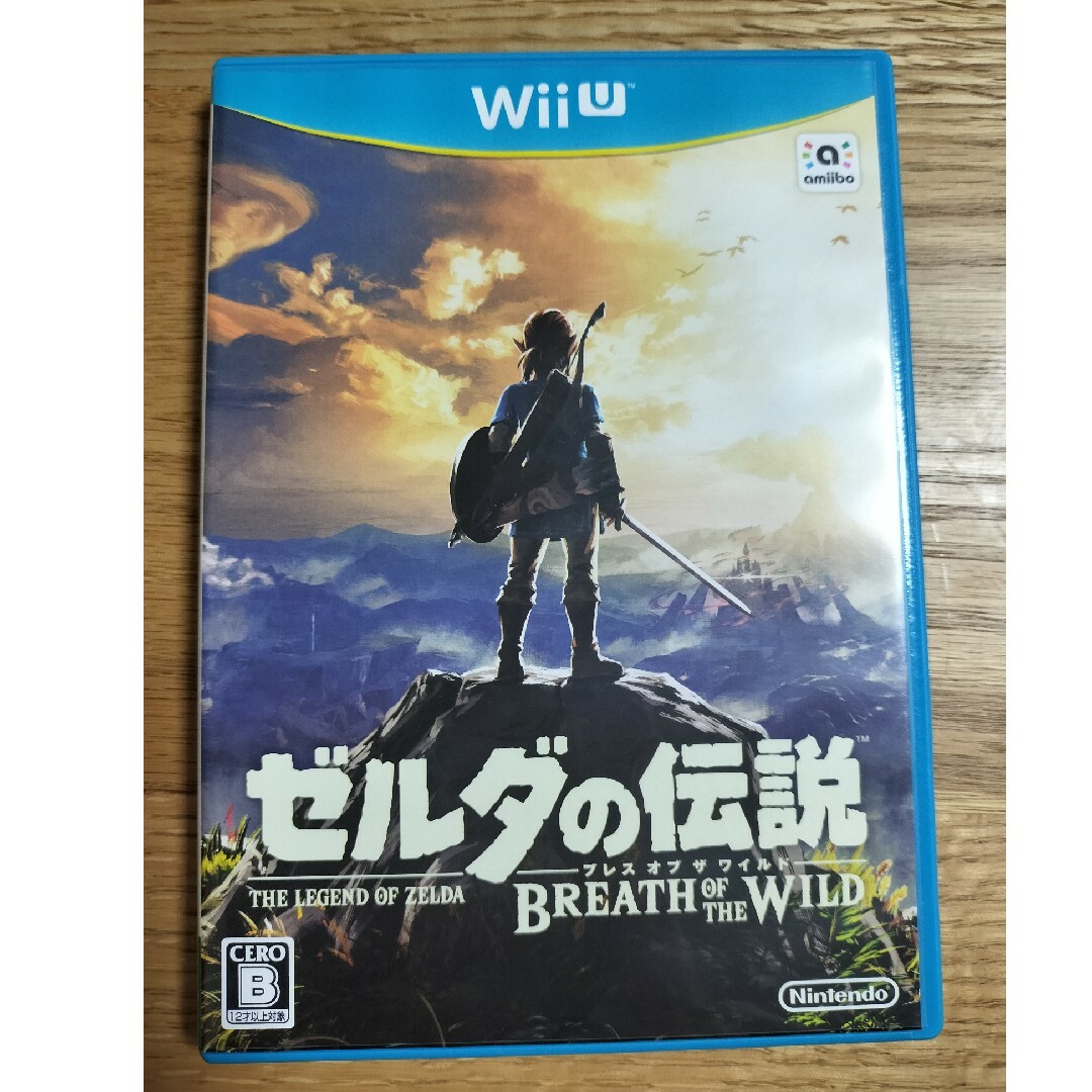 Wii U(ウィーユー)のゼルダの伝説 ブレス オブ ザ ワイルド エンタメ/ホビーのゲームソフト/ゲーム機本体(家庭用ゲームソフト)の商品写真