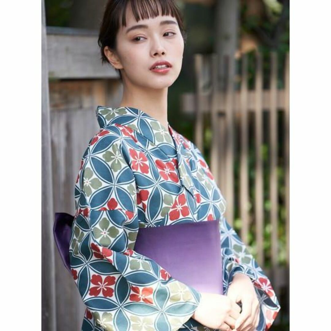 SEVENDAYS=SUNDAY - 新品 花菱七宝柄浴衣 浴衣3点セット 花火