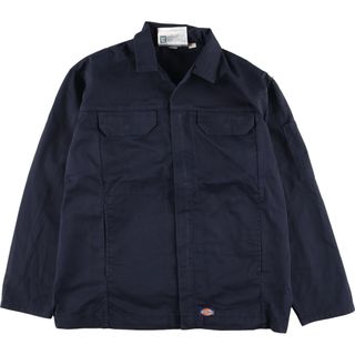 ディッキーズ(Dickies)の古着 ディッキーズ Dickies REDHAWK オープンカラー ワークシャツジャケット メンズL /eaa408966(その他)