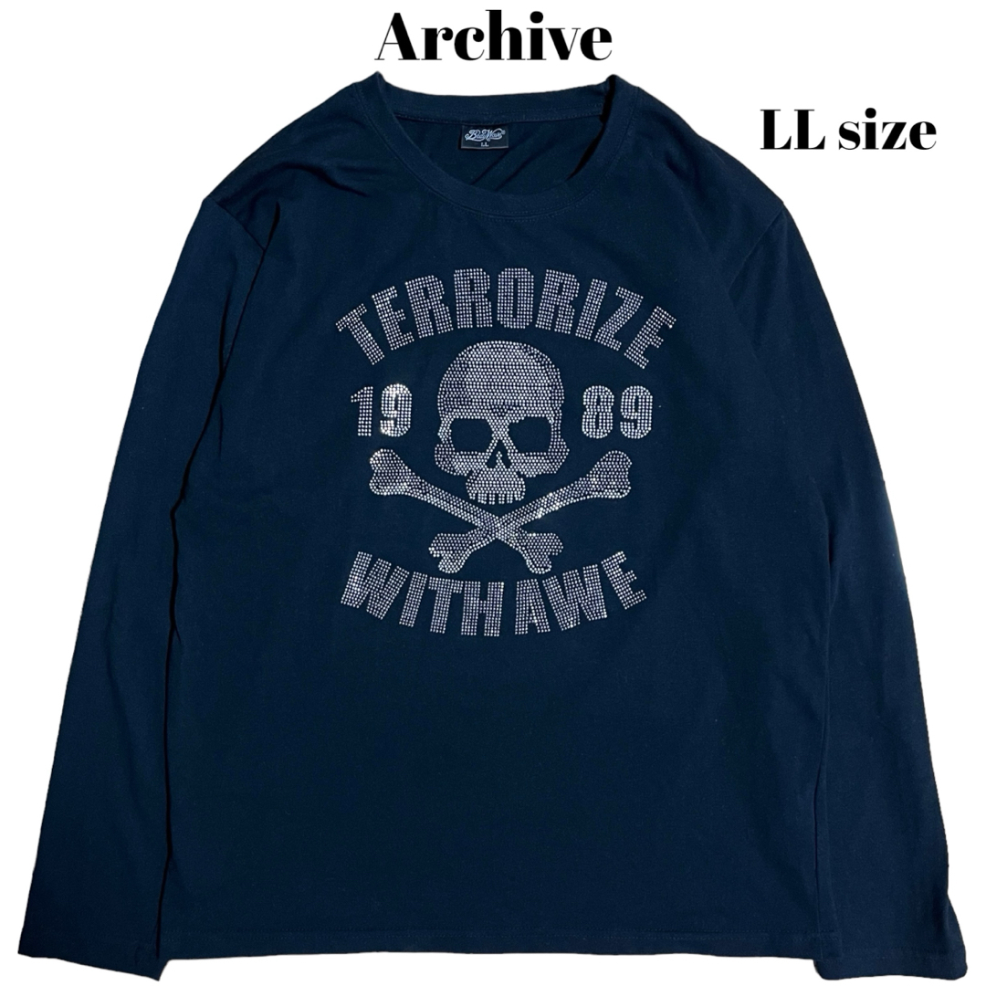 Archive(アーカイブ)の00’s archive long sleeve ドクロ パンク グランジY2K メンズのトップス(Tシャツ/カットソー(七分/長袖))の商品写真