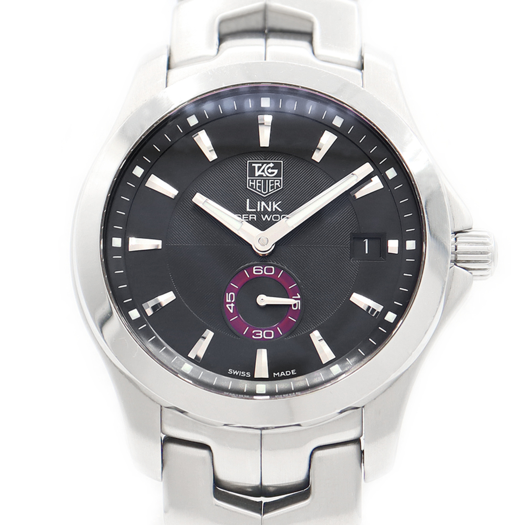 未使用展示品TAG Heuer タグホイヤー リンク タイガーウッズモデル 8000本限定 WJ2110 200ｍ防水 デイト 黒 ブラック SS ステンレス メンズ 自動巻き【6ヶ月保証】【腕時計】